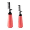 Beaupretty 2pcs hair color bottle hair dye bottle applicator comb Hair Coloring Dispensing Bottle hair dye brush plastic squeeze bottles hair styling comb bottle shampoo bottle grow hair