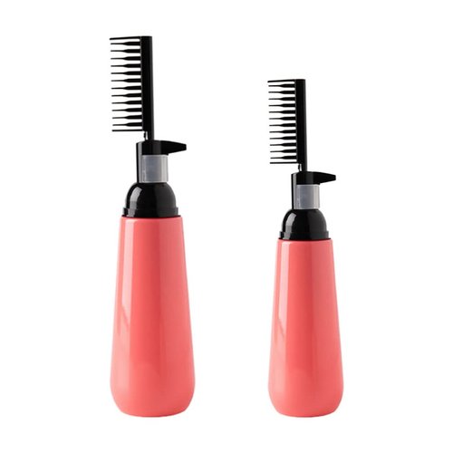 Beaupretty 2pcs hair color bottle hair dye bottle applicator comb Hair Coloring Dispensing Bottle hair dye brush plastic squeeze bottles hair styling comb bottle shampoo bottle grow hair