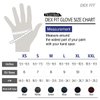 DEX FIT Premium Nylon Work Gloves FN320 - Firm Nitrile Grip, 3D-Comfort Stretchy Fit, Thin & Lightweight, Protective & Durable, Breathable, Machine Washable; Black 8 (M) 1 Pair