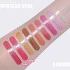 BBIA Over Glaze Stick - Lip Plumping Gloss Melting Balm Lipstick, Intensive Volume Up, High Shine & Glossy, Ultra Watery Moisturizing & Volumizing, Glowy Texture, Korean Lip Makeup (06 CHOCO GLAZE)