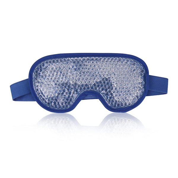 NEWGO Cooling Eye Mask Cold Gel Eye Mask for Eye Puffiness, Tired Eyes, Migraines, Stress, Itchy Eyes, Eye Lid Surgery, Eye Relief Mask for Sleeping, Skin Care, Eye Spa - Navy Blue