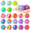 Inflatable Pop Ball Its Mini Fidget Toys Bulk 20 PCS 3D Stress Balls Fidgets for Classroom Prizes Easter Basket Stuffers for Kids Party Favors Squeeze Toys It Poppers Keychain Autism Sensory Toys Pack