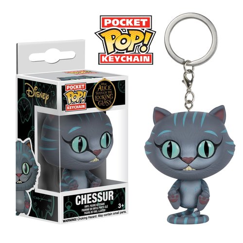 Funko POP Keychain: Alice: Through The Looking Glass Chessur Action Figure