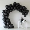 100pcs Black Balloons for Balloon Garland Arch Kit, Perfect for Valentine's Day, Baby Shower, Gender Reveal, Wedding, Birthday Party Decoration