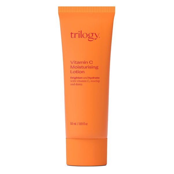 Trilogy Vitamin C Moisturising Lotion, Brightens & Reduces Fine Lines With Daisy Extract & Rosehip Seed Oil, 1.69 fl oz