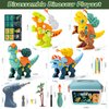 Fajiabao Dinosaur Toys for 3 4 5 Year Old Boys, Take Apart Dinosaur Toys for Kids, STEM Building Kids Toys with Electric Drill Construction Birthday for Kids Girls Boys Toys Age 3-8 Year Old