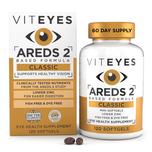 VITEYES® AREDS 2 Softgels, 120 Count - Single Daily Dose Eye Vitamin