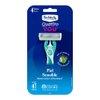 Schick Quattro You Sensitive Piece Of Mind Disposable Razor For Women, 4 Count
