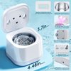 Ultrasonic Retainer Cleaner Machine - Ultrasonic U-V Cleaner for Dentures ligner, Mouth Guards, Braces, Toothbrush Heads, 45kHz Ultrasonic Retainer Cleaner for All Dental Appliances, Jewelry - White