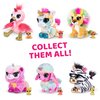 Coco Surprise Fantasy Series 1 (3 Pack) Version 2 by ZURU Animal Plush Toys with Baby Collectible Surprise in Cone, Animal Toy for Girls and Kids (Flamingo, Poodle, Lion),Multi-Color