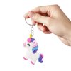 ArtCreativity Unicorn Rubber Keychains, Set of 12, Fun Key Chains for Backpack, Purse, Luggage, Unicorn Birthday Party Favors for Kids, Goodie Bag Fillers, Small Prizes for Boys and Girls