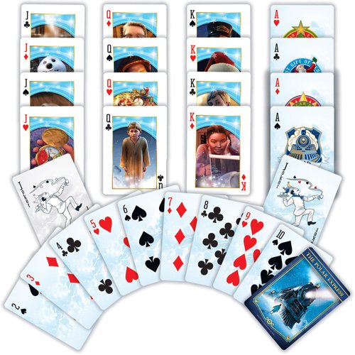MasterPieces Officially Licensed Polar Express Playing Cards - 54 Card Deck for Adults