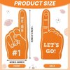 10 Pcs Orange Foam Finger Mini Foam Fingers Cheerleading Foam Finger for Baseball Basketball Soccer Events Team Themed Birthday Party