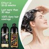Agthyuve Hair Dye Shampoo 3 in 1, Dark Brown Hair Dye 16.9 FL Oz, Dark Brown Hair Shampoo, Semi-Permanent Hair Dye Shampoo, Lasts 30 Days Hair Color Shampoo (Dark Brown)