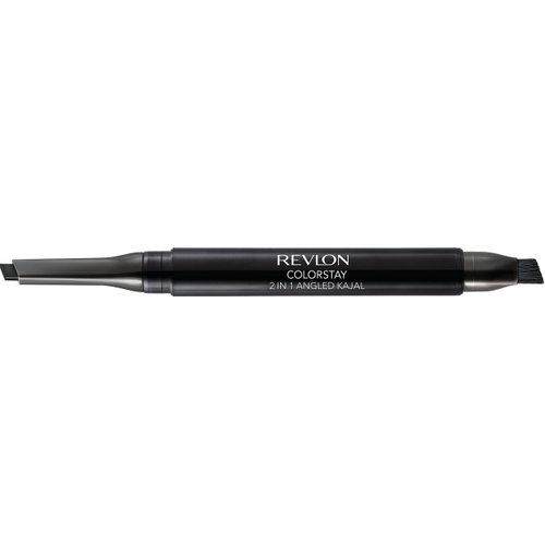 Revlon ColorStay 2-in-1 Angled Kajal Eyeliner, Waterproof Eye Makeup with Smudge Brush for Smokey Eyes, Graphite (104), 0.01 oz