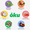 ōku Conscious Energy Gummy Snacks – Natural Caffeine from Green Tea & Yerba Mate, Vegan, Clean Ingredients, Gluten-Free, Focused Energy, Antioxidants & Fiber, Comes in Delicious Flavors