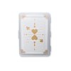 Weddingstar Classic Gold Hearts Playing Cards with Case