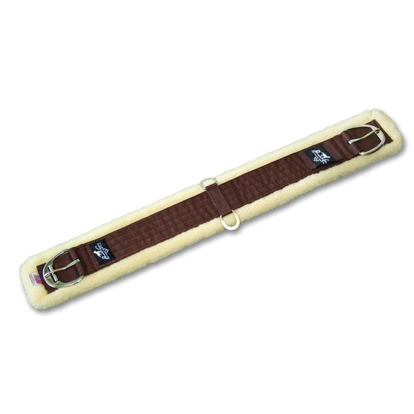 Professionals Choice Equine Merino Wool Smx Comfort Fit Western Cinch (Size 36-Inch, Chocolate Brown)