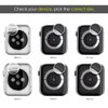 KADES Compatible for Bling Apple Watch Protective Case with Built-in Screen Protector for Apple Watch 40mm iWatch Series SE SE2022 6 5 4 (40mm, Clear)