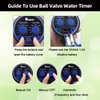 Yardeen Water Timer Electronic Hose Sprinkler Garden Irrigation Controller Two Dial,No Water Pressure Required