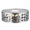 Simtive Teapot Warmer, Brushed Stainless Steel Tea Warmer with Tealight Holder, Silver