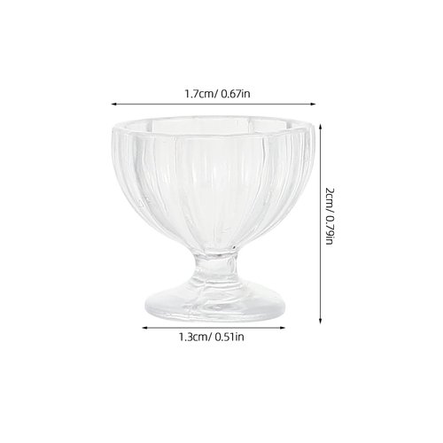 34 Pieces Mini Coffee Cups, 1:17 Plastic Mugs Tea Cup Keychain Miniature Transparent Cup for Dollhouse Decoration Doll Food Craft DIY