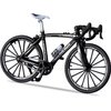 1:10 Scale Die-Cast Alloy Mini Mountain Bike Bicycle Model Toy Desktop Decoration Crafts for Cycling Lovers Bike Racers Athletes Children Boys and Girls (Black)