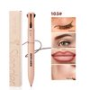 4-in-1 Makeup Pencil - Eyebrow Pencil, Eyeliner, Lip Liner & Highlighter - Multifunctional Makeup Pencil, Portable Beauty Cosmetics Set, Suitable for Travel (01#)