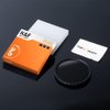 K&F Concept 72mm Variable ND2-ND400 ND Lens Filter (1-9 Stops) for Camera Lens, Adjustable Neutral Density Filter with Microfiber Cleaning Cloth (B-Series)