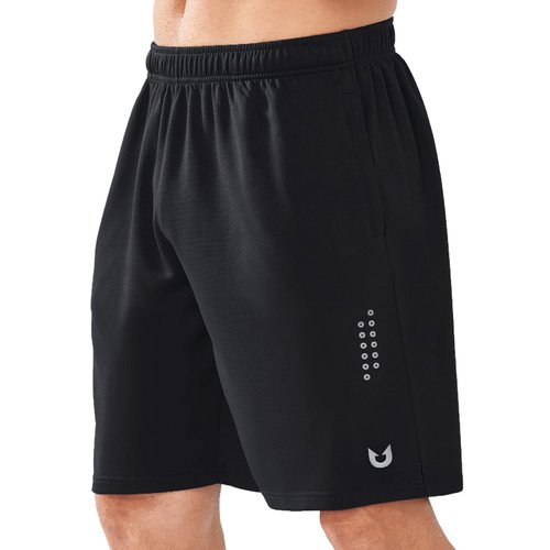 NORTHYARD Men's 10" Athletic Basketball Shorts Workout Gym Quick Dry Shorts Lightweight Mesh Training Shorts for Men Exercise Black L