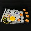 URIMPAVIDO 82PCS Plastic Gears Set Motor Gear Accessories for DC Motor DIY Model Toys RC Car Robot Gear Replacement Module 0.5 Gears Axle Tire Gear Belt Bushings Rack DIY Set