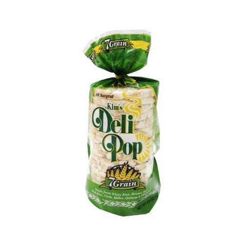 Kim's Deli Pop Rice Cakes | 7 Grain Gluten Free Formula | 3 Pack | Keto, Paleo, Multigrain, Natural Vegan | Sugar Free Korean Snack | Low Calorie, Low Fat, Whole Brown Rice
