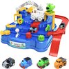 Jishi Kids Race Track Toys for Boys, Toddler Car Adventure Toys for Kids Age 3 4 Years Old Boys Girls, Puzzle Rail City Rescue Game Playset Preschool Educational Birthday Gifts for Kids Ages 3 4 5 6 7