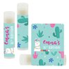 Andaz Press Personalized Llama and Cactus Party, Lip Balm Party Favors, Emma's 16th Birthday, 12-Pack, Llama Alpaca Bohemian Themed Decor, Custom