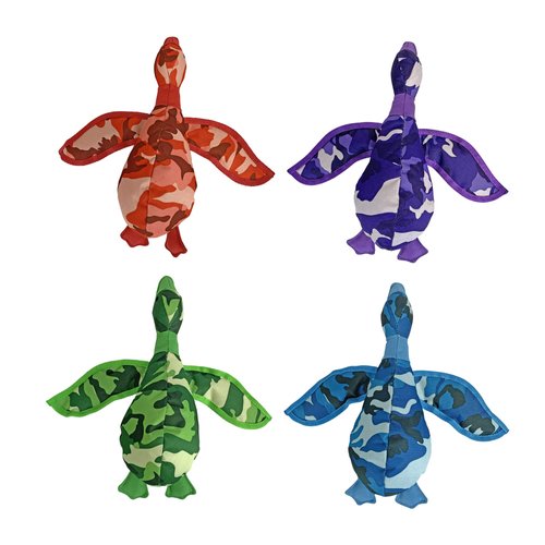 Multipet Camoflauge Ducks 13" Dog Toy, Assorted
