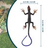 NUOBESTY Realistic Fake Lizards Artificial Model Reptile Lizard Plastic Lizards Action Figures Trick Playthings, 2Pcs