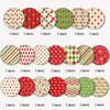 Whaline 40Pcs Christmas Pattern Paper Red Green Scrapbook Specialty Paper Poinsettia Joy Double Sided Craft Paper For DIY Craft Card Making Photo Album Journal Decor, 6 x 6 Inch
