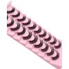 VGTE False Eyelashes Russian Strip Lashes D Curl Wispy Fluffy Natural 3D Faux Mink Lashes 10 Pairs Pack (3D T20)