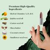 Naturabloom Vegan Lipstick (Rosewood) - Sensational One-Stroke Long Lasting Lipstick from Natural Oils & Butters Full-Coverage Lip Color with Shea Butter & Coconut Extact - Premium Hydrating Lipsticks