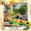 8 Pieces Sunflower Party Honeycomb Centerpieces Table Decorations Sunflower Supplies Sun Flowers Party Table Decor Sunflower Party Decorations Party Table Topper for Sunflower Themed Party