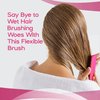 HerStyler Hair Detangler Brush - Pink for All Hair Types - Detangling Brush For Thick Hair - No Tangle Hair Brush