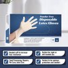 AroPaw Medium Disposable Powder Free Latex Gloves, Pack of 100