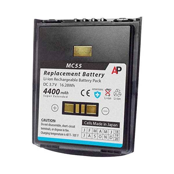 Artisan Power MC55 Series Replacement Battery | Super Extended Capacity for Zebra, Motorola & Symbol Mobile Computers | 85% LONGER LIFE | 3.7 Volt | 16.28 Wh Cells | OEM Batteries BTRY-MC55EAB02, 82-111094-01, 400384-217