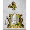 AM Decor Easter Luncheon Paper Napkins 20-Count Dinner Paper Napkins Servilities13" x 13"(Unfolded) (Eggs Among Catkins)
