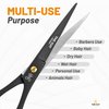 "The Cut Factory- 6.5” Professional Hair Scissors - High Carbon 420 Stainless Steel Hair Cutting Scissors, Ultra-Sharp Barber Shears for Salon & Home - Ergonomic for Men, Women, Kids & Babies"