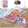 HBKJ Foil-Fun Art Gift for Girls - Magic Princess Gifts Foil Art Craft Stickers Book Supplies for Girls 4-5-6-7-8-9 Year Old Toddler Kids Activity Kit Travel Toys Christmas Birthday Gifts