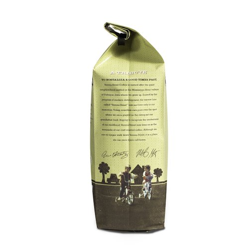 Verena Street 2 Pound Flavored Whole Bean Coffee, Mississippi Grogg, Medium Roast, Rainforest Alliance Certified Arabica Coffee