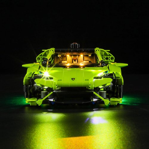 BRIKSMAX Led Lighting Kit for Lego Lamborghini Huracán Tecnica - Compatible with Lego 42161 Technic Car Building Set- Not Include Lego Set