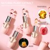 3 Pcs/Set Flower Jelly Lipstick Set Temperature Change Moisturizer Long Lasting Nutritious Balm Magic Color Change Lip Gloss (3Pcs Flower Jelly Lipstick A)