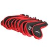 Golf Club Head Covers,Zipper Headcovers For Golf Clubs Iron Covers With Interchangeable Number Tag - Waterproof 10Pcs Fit Taylormade M1 Callaway Titleist AP2 Ping G Cobra PXG 0311 / 0311T Etc Iron Set